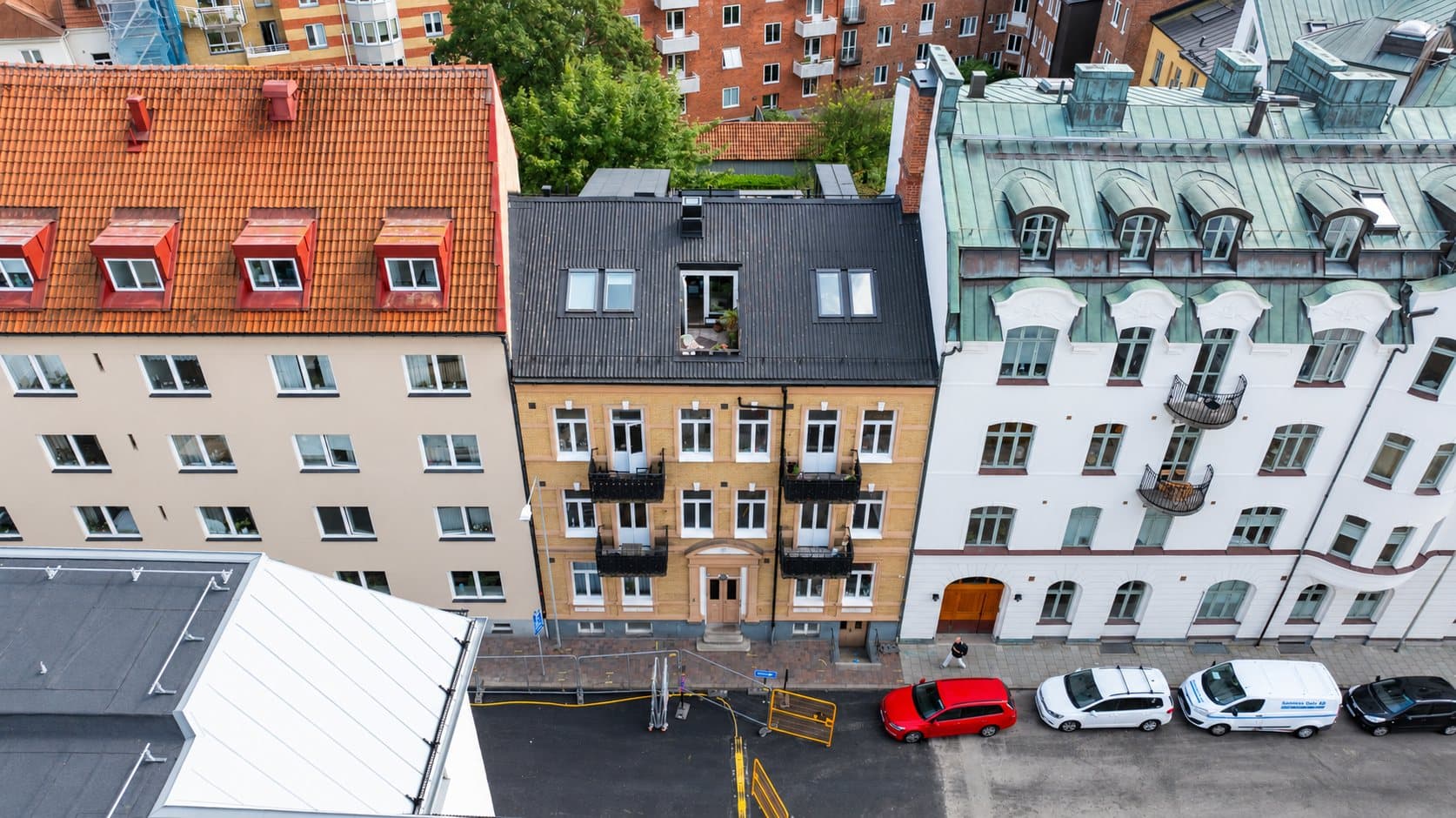 Aschebergsgatan 4, Tågaborg, drönarbild