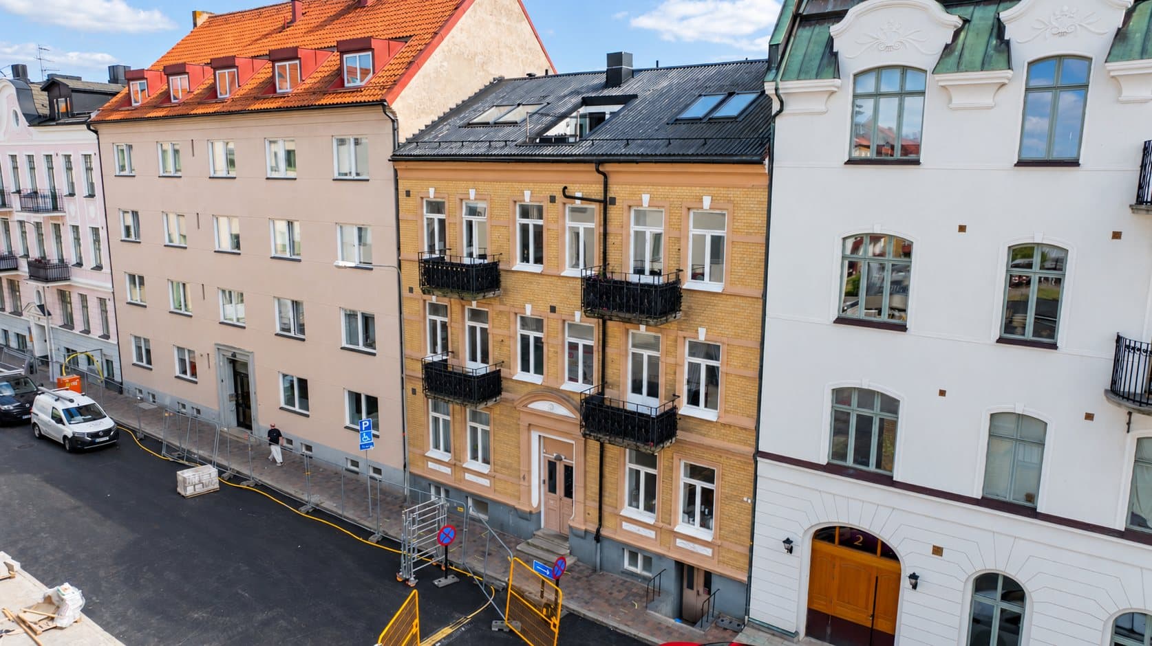 Aschebergsgatan 4, Tågaborg, drönarbild