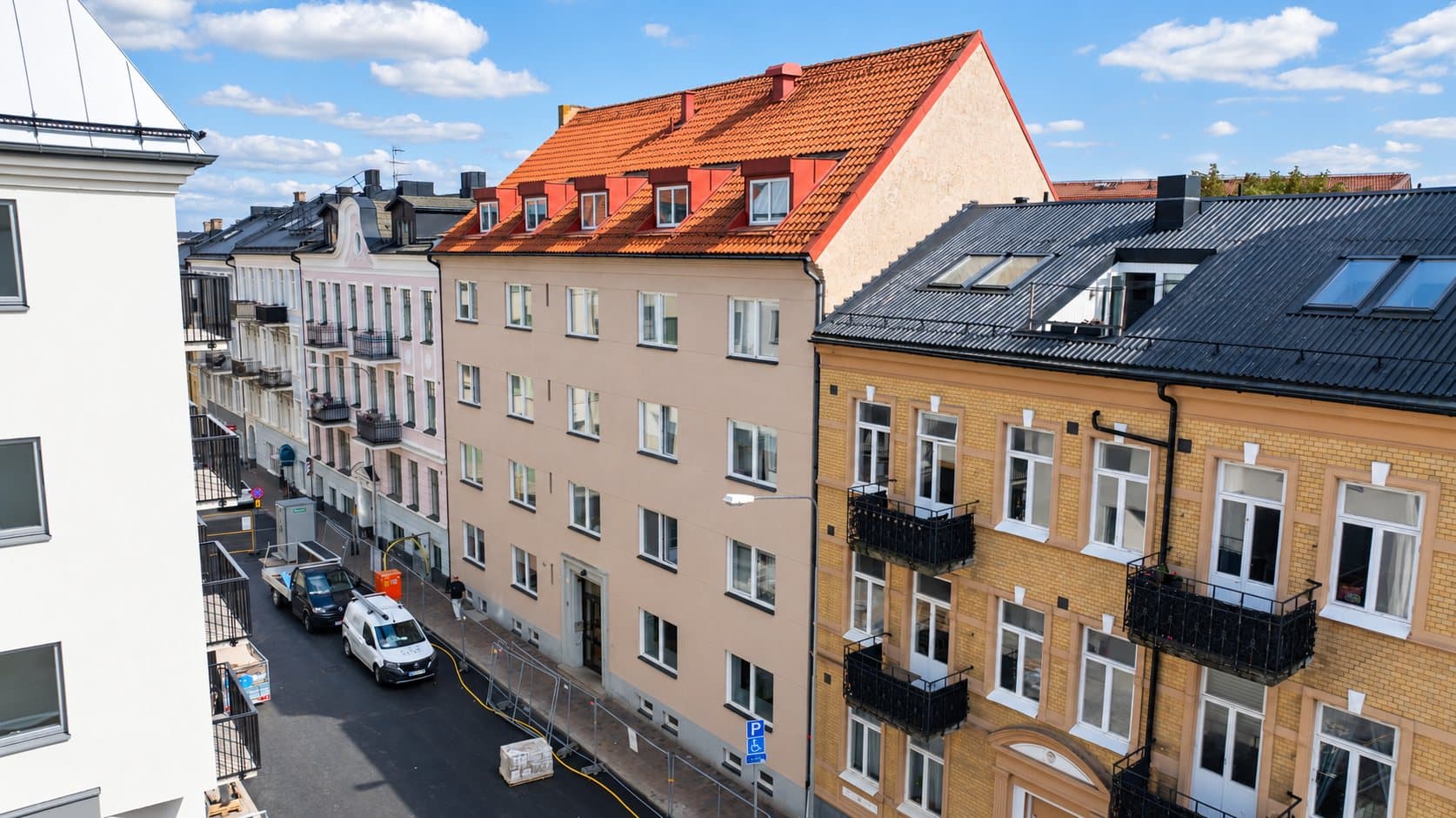 Aschebergsgatan 6, Tågaborg, drönarbild