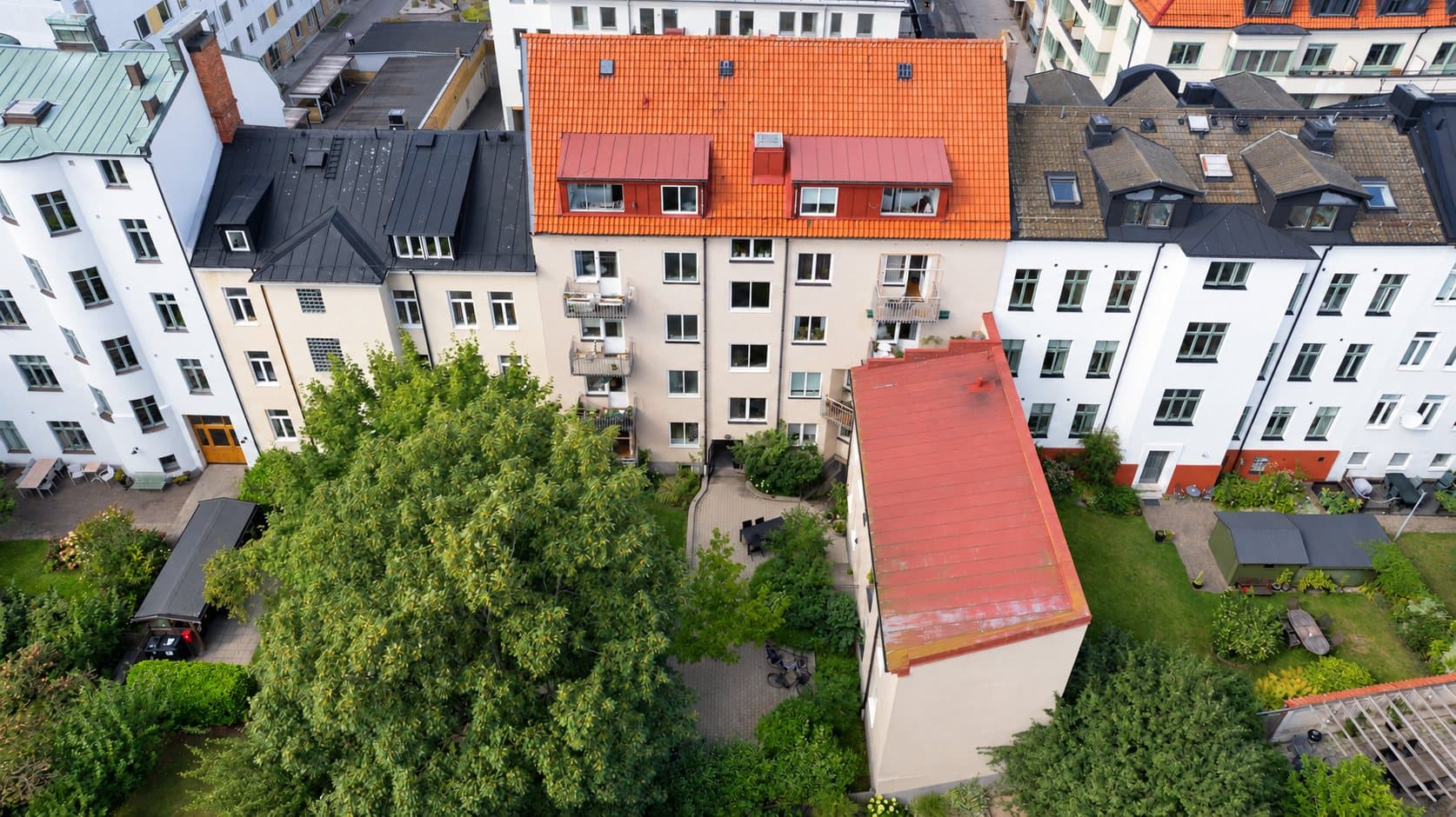 Aschebergsgatan 6, Tågaborg, drönarbild