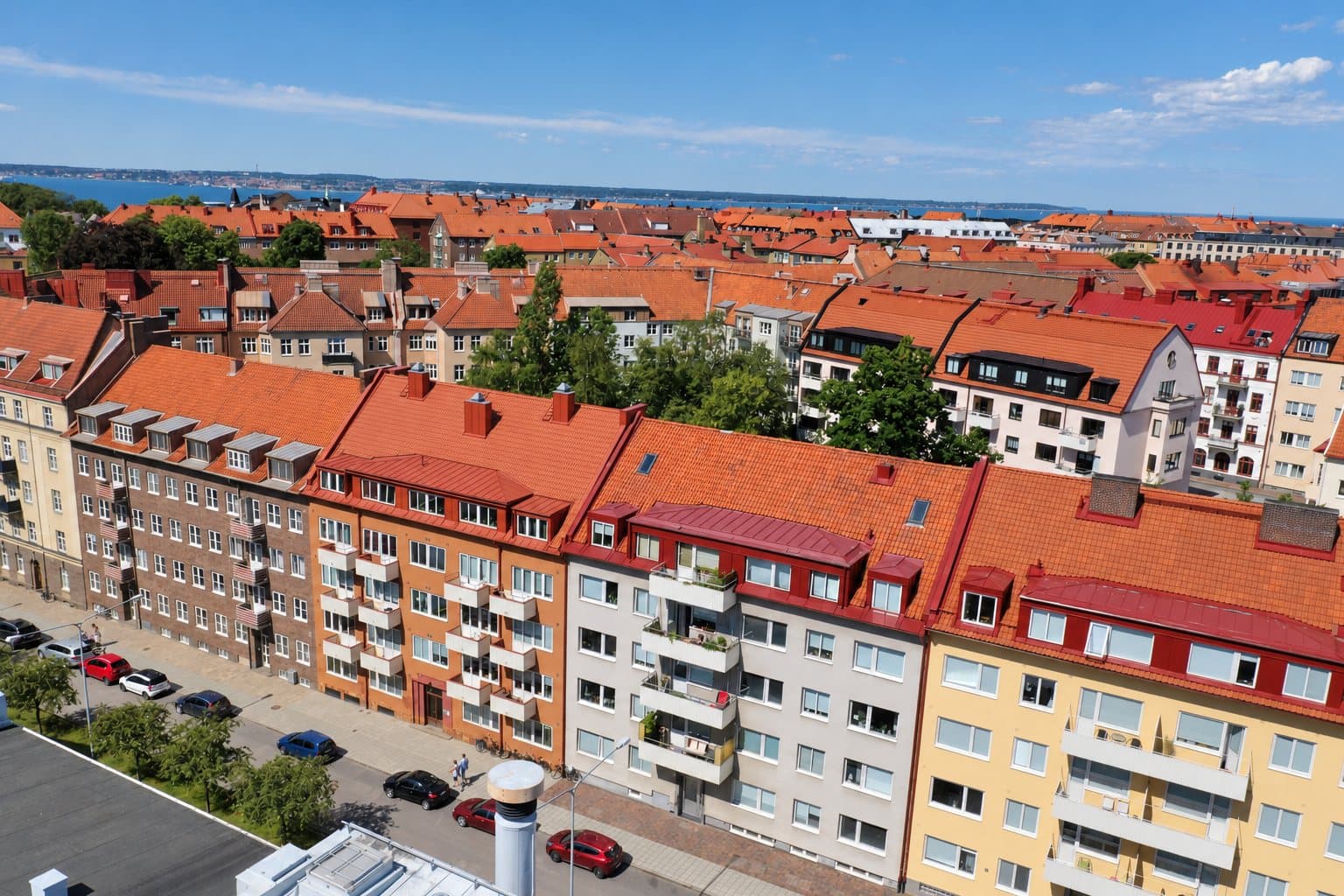 Hjälmshultsgatan 9, Tågaborg, drönarbild