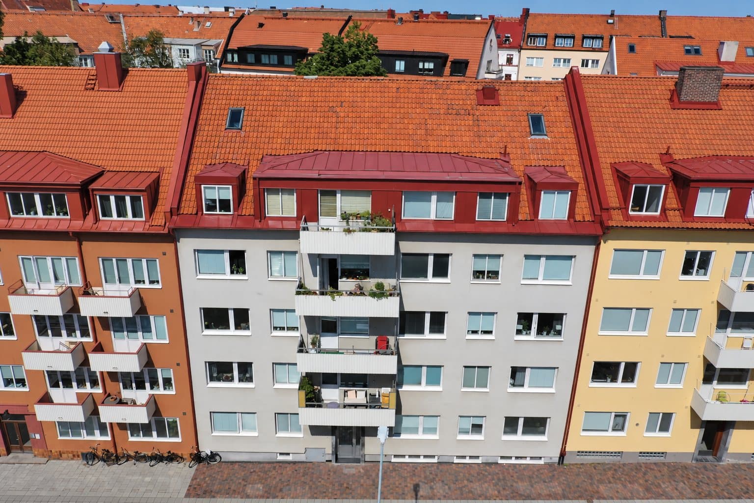 Hjälmshultsgatan 9, Tågaborg, drönarbild