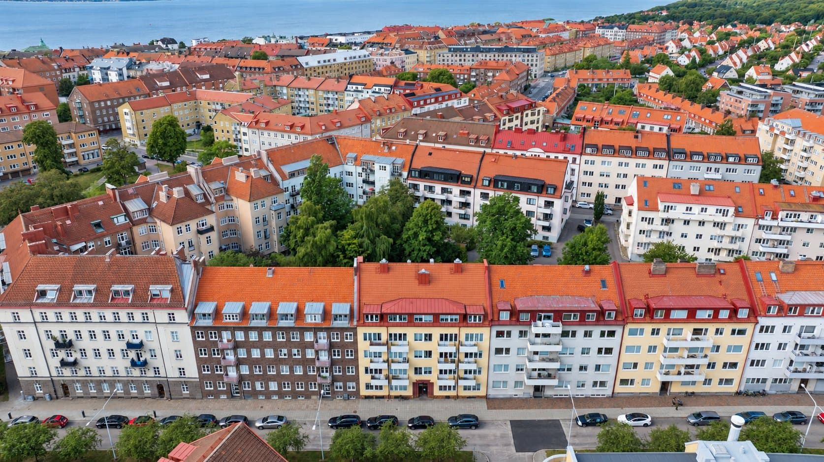 Hjälmshultsgatan 7, Tågaborg, drönarbild