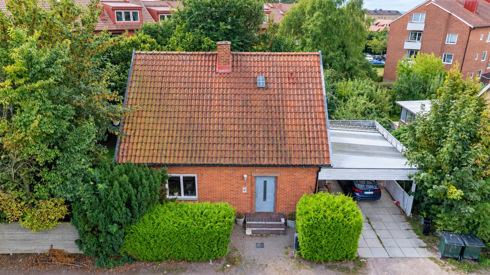 Köpingevägen 26, Wilson Park, drönarbild