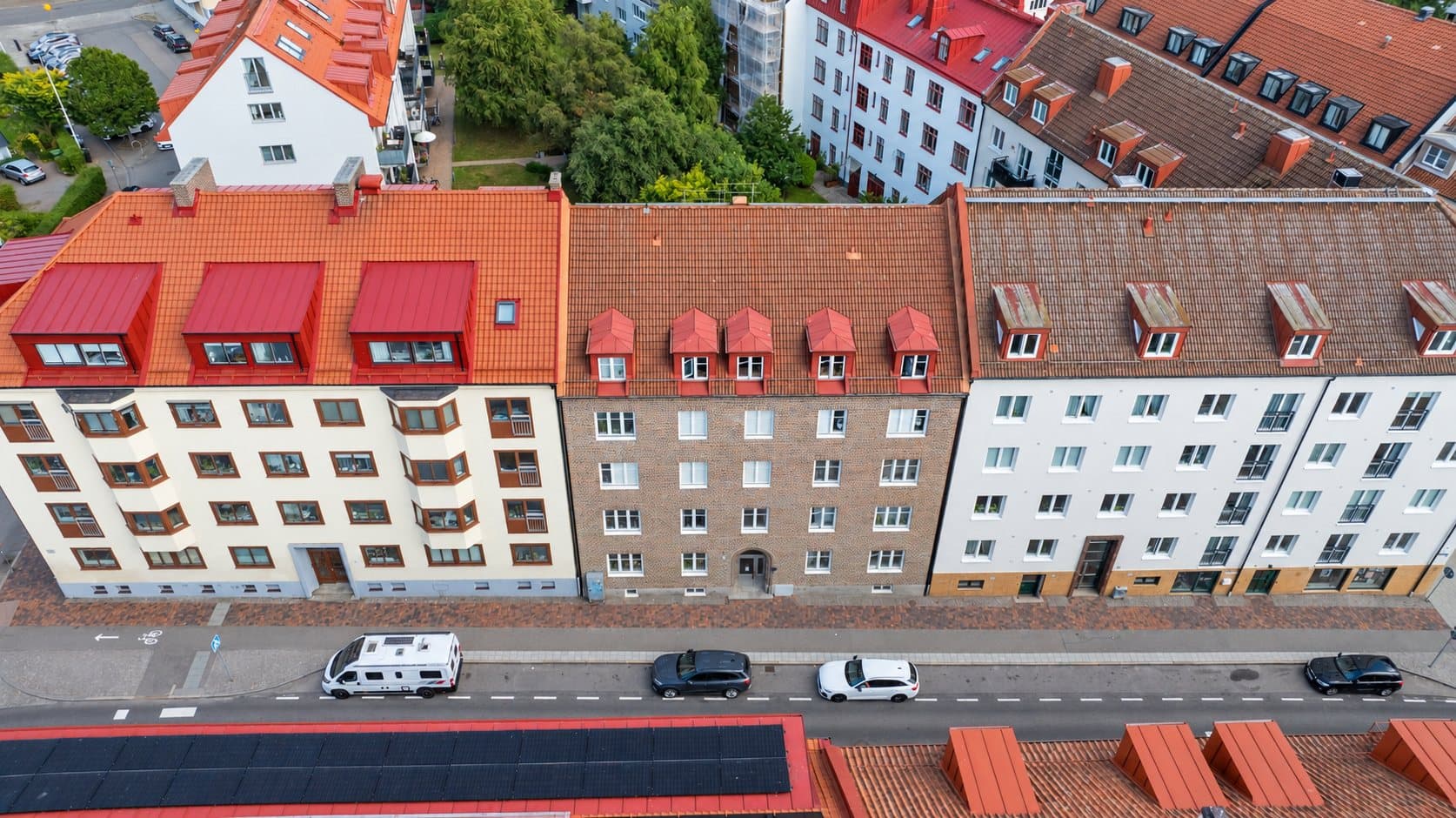 Pålsjögatan 12, Tågaborg, drönarbild