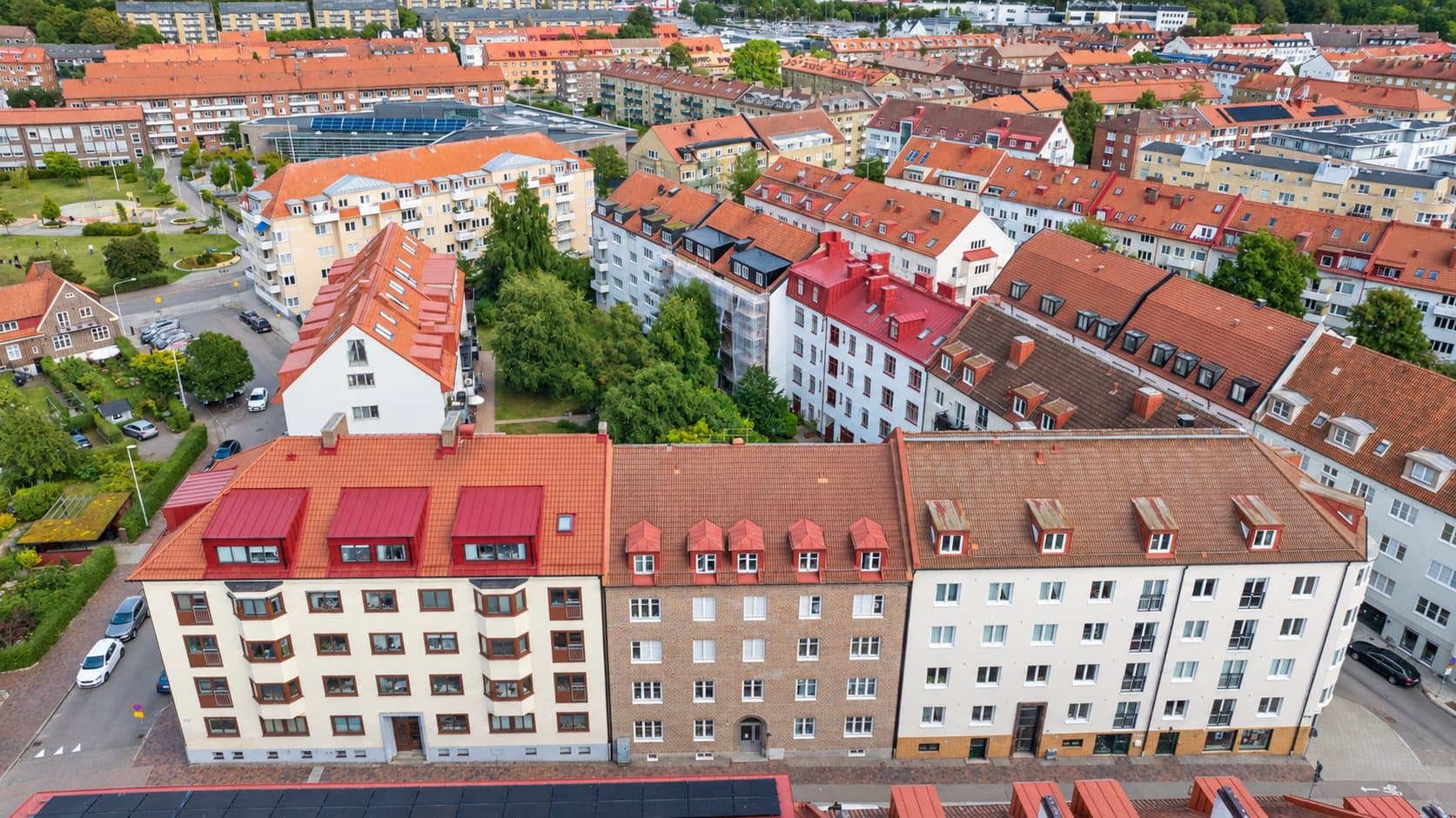 Pålsjögatan 12, Tågaborg, drönarbild